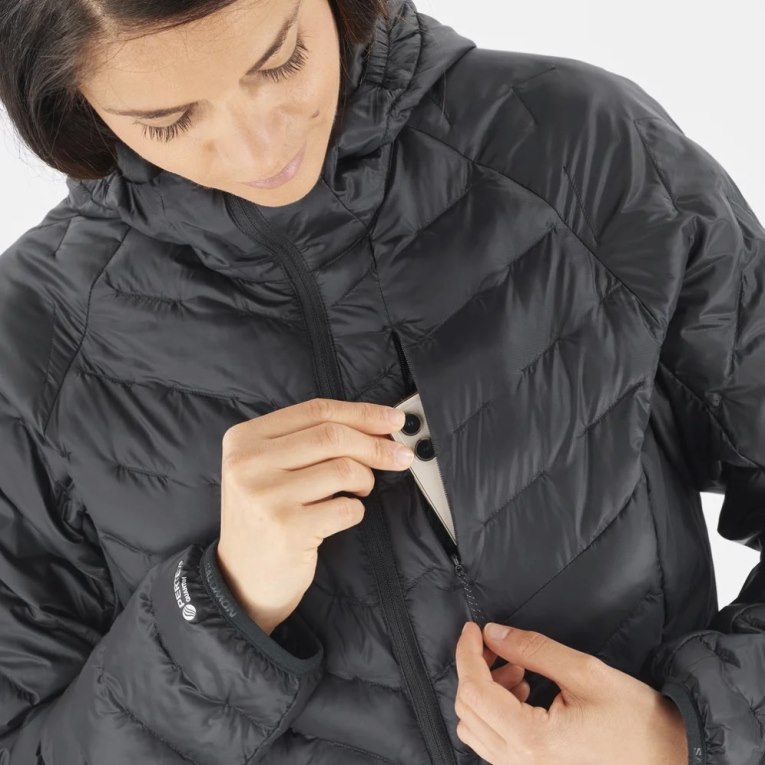 Black Salomon Outline Primaloft Women's Insulated Jackets | IE GZ2518